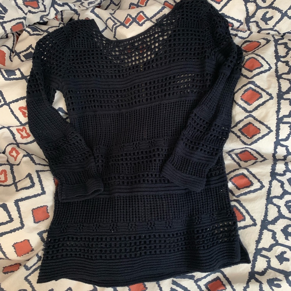 Club Monaco Crochet Sweater